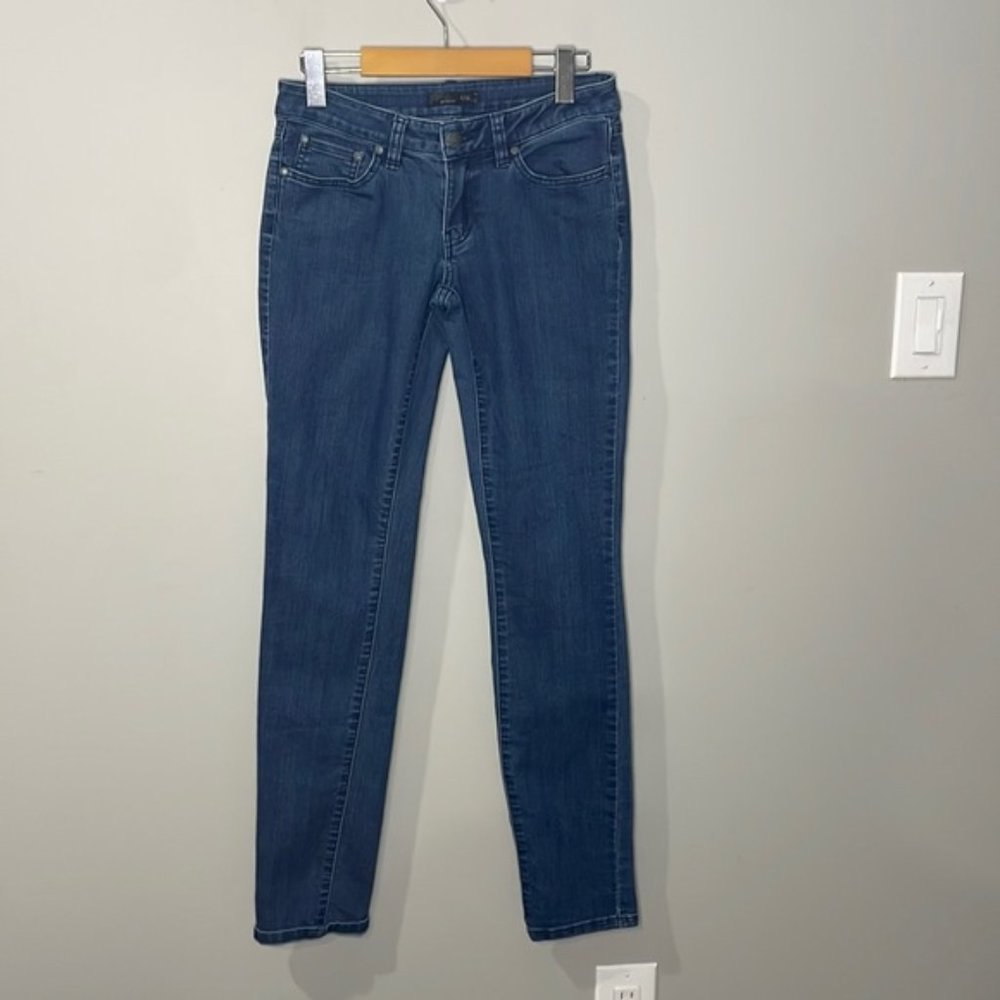 Prana Skinny Blue Jeans Womens Size 2 26